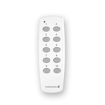 Imagen de Marantec 114484 Mando a Distancia de 10 Canales, abridor Puertas Garaje, Blanco