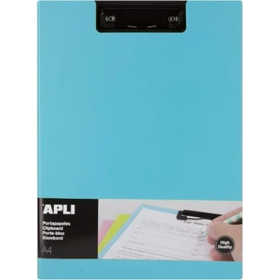 Imagen de APLI 17206 Clipboard con solapa premium azul A4