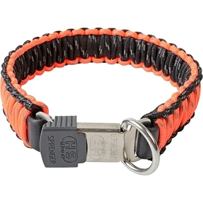 Imagen de HS Sprenger Collar paracaidista naranja cierre Lock