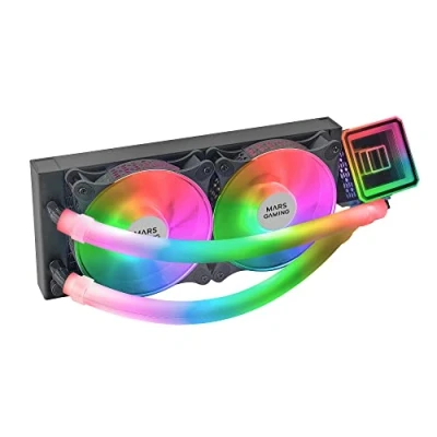 Imagen de MARS GAMING Refrig.ML ULTRA240 FullArgb 500W Black