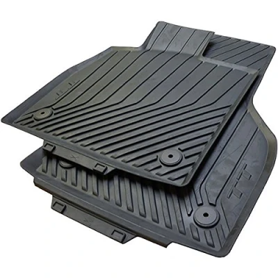 Imagen de Audi 8s1061501041 pie de Goma Alfombrillas Delantera Negro TT 2 Unidades