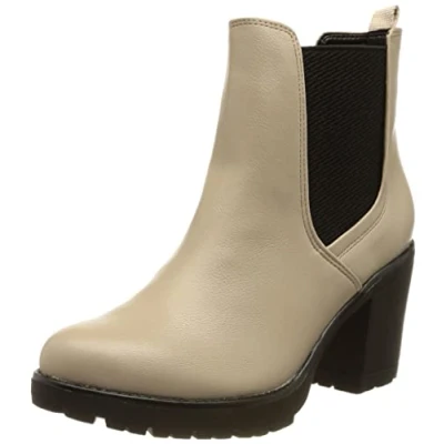Imagen de MARCO TOZZI 2 25414 29, Botas estilo Chelsea para Mujer, Beige (Ivory Comb.), 40 EU