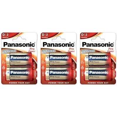 Imagen de Pilas LR20 Panasonic Pro Power, 2 uds