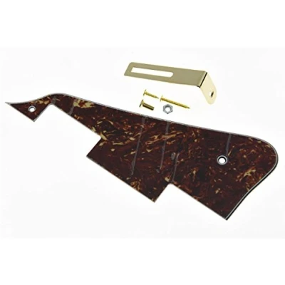 Imagen de KAISH Golpeador de guitarra Vintage Tortoise LP con soporte dorado para Epiphone Les Paul