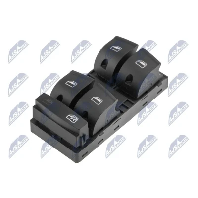 Imagen de NTY EWS AU 002 Interruptor, elevalunas Delante, izquierda AUDI: A6 C6 Avant, Berlina, A3 Hatchback norauto, oscaro, mister auto