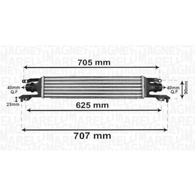 Imagen de MAGNETI MARELLI 351319204120 Intercooler OPEL: Corsa D Hatchback