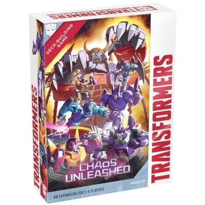 Imagen de Renegade Game Studios: Transformers: juego de construcción mazos: Caos Unleashed Expansión, nuevos personajes, 2 modos juego, a partir 14 años, 1 4 jugadores, 90 minutos
