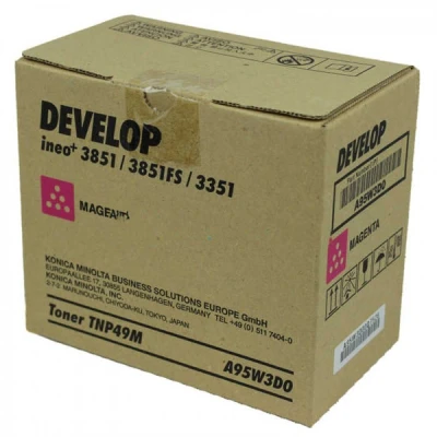 Imagen de ineo+ 3851 Develop TNP 49M (A95W3D0) toner magenta (original)