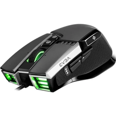 Imagen de EVGA X17 Ratón para Gaming, Cableado, Gris, Personalizable, 16,000 DPI, 5 Perfiles, 10 Botones, Ergonómico 903 W1 17GR K3