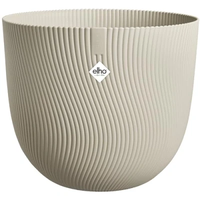 Imagen de elho Sereh Round 40 Macetero Beige Interiorexterior Ø 39 x A 33.3 cm