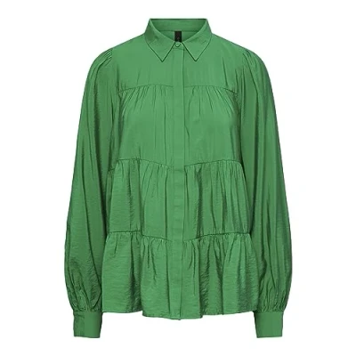Imagen de YAS Pala LS Camiseta S. Noos L/S, Verde, Mujer