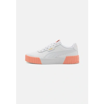 Imagen de Puma Carina 3.0 Zapatillas, Mujer, Talla: 38, White/pink fruit/gold Piel/tejido sintético