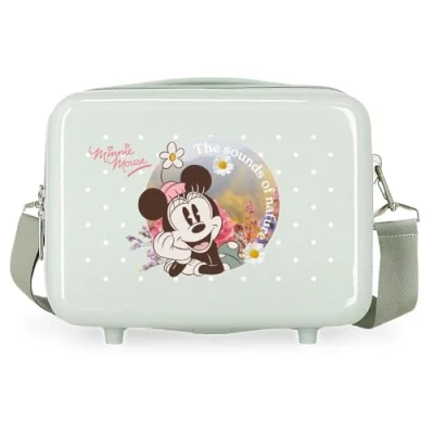 Imagen de Disney Joumma Minnie Wild Nature Nececer Adaptable Verde 29x21x15 cms Rígido ABS 9,14L 0,8 kgs