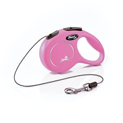 Imagen de flexi CL00C3.250.P Correa retráctil, Color Rosa, Talla XS, 25,4 cm