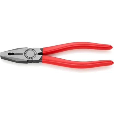 Imagen de Knipex Alicate universal negro atramentado, recubiertos de plástico 200 mm 03 01 EAN