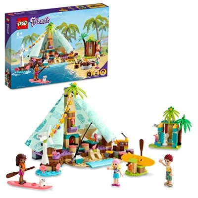 Imagen de LEGO 41700 Friends Beach Glamping Nature SET FOR Girls &amp; BOYS Creative TOY Bloques de construcción para niños, Talla: One Size, Multi coloured