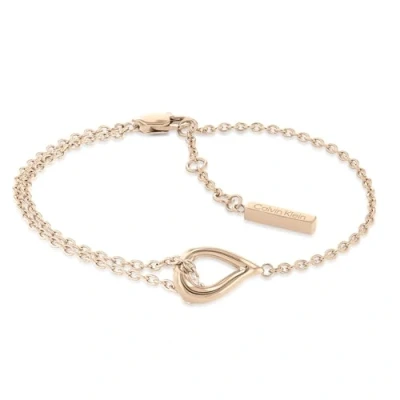 Imagen de Calvin Klein Pulsera de cadena para Mujer Colección SCULPTURED DROPS 35000078