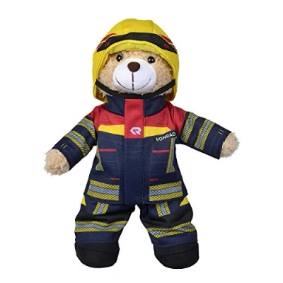 Imagen de Simba 108101001 Oso de Peluche Bombero Rosenbauer, 30 cm, en combinación Bomberos, Adecuado para niños Desde los Primeros Meses Vida