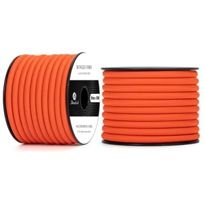 Imagen de Abma Cord Cuerda Elástica 10mm 10M de Lona Goma Tensora Expansora Naranja