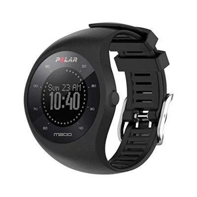 Imagen de INF Correa Compatible con Polar M200 Silicona de Reloj Negra Recambio