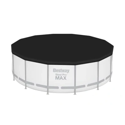 Imagen de BESTWAY Cobertor de Invierno Redondo Ø427 cm PVC para Piscinas Negro