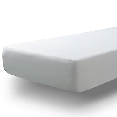 Imagen de Tural Protector de Colchón 90x190 cm Tacto Suave Rizo 100% Algodón Certificación Oeko Tex Absorbente Blanco