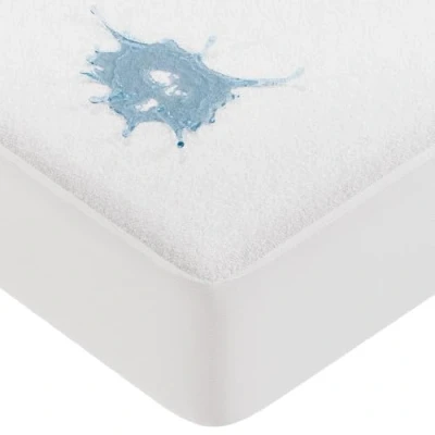 Imagen de VOUNOT Juego de 2 Protector Colchón Impermeable 160x200x30cm, Funda Rizo Poliéster Certificación Oeko Tex Cubre Transpirable y Ajustable Sábana Bajera para Cama Elástica en Contorno