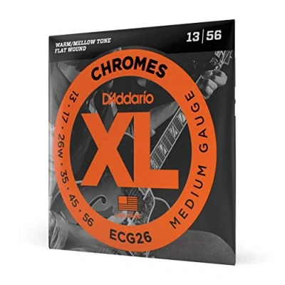 Imagen de D&#039;Addario ECG26 XL Chromes Medium (.013 .056), Cuerda para guitarra electrica
