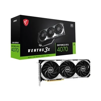 Imagen de Tarjeta Gráfica Msi Geforce Rtx 4070 Ventus 3x 12g Oc