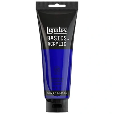 Imagen de Liquitex Basic Acrylic Tubo de Pintura Acrílica, 250 ML, Azul (Azul Ultramar Nuevo)