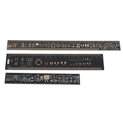 Imagen de 3PCS 6.3/7.87/10.23inch Kit de regla multifuncional placa circuito impreso PCB para ingenieros electrónicos