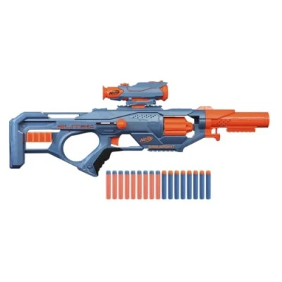 Imagen de Nerf Hasbro Elite 2.0 Eaglepoint RD 8 Blaster Dart Drum, Detachable Scope and Barrel, 16 Darts, Bolt Action