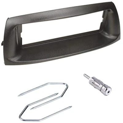 Imagen de Sound way Kit Montaje Autoradio, Marco 1 DIN Radio para Coche, Llaves de Desmontaje Adaptador Antena, Compatible con Fiat Punto 2/3 1999 2006