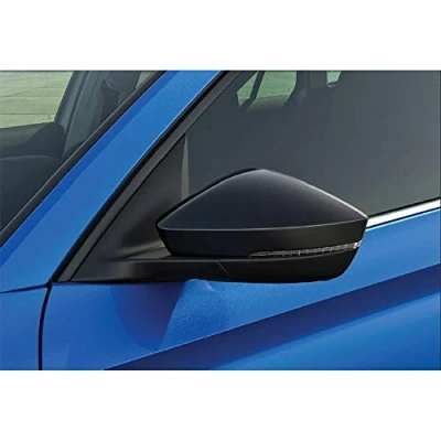 Imagen de Skoda 654072530 Cubiertas para espejos retrovisores, color negro, solo sin asistente de cambio rueda