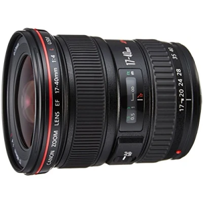 Imagen de Canon EF 17 40mm F/4L USM Objetivo para (Distancia Focal 40mm, Apertura f/4 22, Zoom óptico 2.4X,diámetro: 77mm) Negro