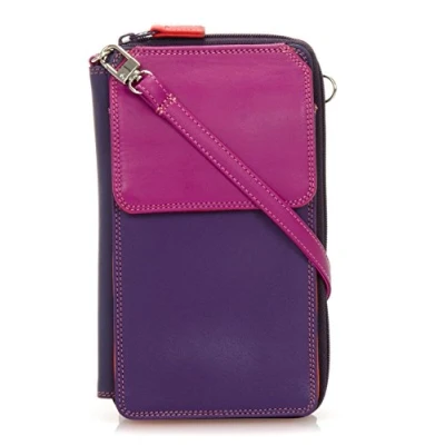 Imagen de mywalit billetereo monedero de piel para mujer zip round multi purse 1220 75 sangria
