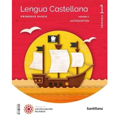 Imagen de Lengua 1Prm PPasos pauta CM cast 9788468071602 (CONSTRUYENDO MUNDOS)