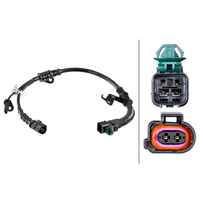 Imagen de HELLA 6PU 358 218 781 Sensor de ABS con pinza/grapa Hall 2 570