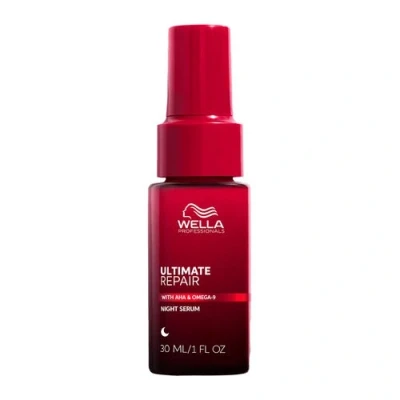 Imagen de Wella Professionals Sérum Ultimate Night Repair de Noche Para Reparar el Cabello Dañado, Antiencrespamiento Todo Tipo (30ml)