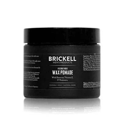 Imagen de Brickell Men’s Products Pomada para el Pelo Fijación Flexible Hombres Natural y Orgánica 59 ml