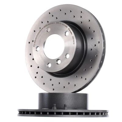 Imagen de BREMBO XTRA LINE 09.9752.1X Disco de freno 292 22 5 perforado/ventil. int. revestido altamente carbonizado con tornillos BMW: 3 Berlina, 1 Hatchback