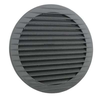 Imagen de MKK Haeusler Shop Rejilla de ventilación (protección contra insectos, 60, 70, 80, 90, 100, 110, 120, 125, 150, 160 mm, mm diámetro), color gris