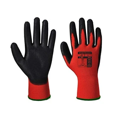 Imagen de Portwest Red Pu, Tamaño: L, Color: Rojo/Negro, A641R8RL