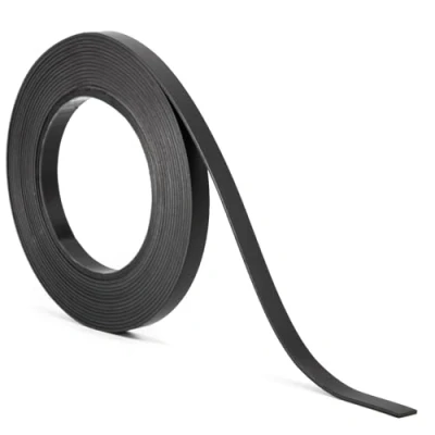 Imagen de Magstick I 1 tira magnética negra aprox. cm x 5 m cinta para marcar calendarios en pizarra Las líneas magnéticas no autoadhesivas mag_280