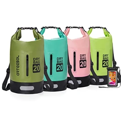 Imagen de Blackace arteesol Bolsa Estanca, Dry Bag 5L 10L 20L 30L Bolso Seco Impermeable/Seca para Kayak Paseo en Barco Canoa Pesca Rafting Camping Playa Natación Snowboard