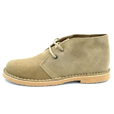 Imagen de MADE IN SPAIN Bota Pisamierdas Unisex Piel Serraje, Color Arena (44)