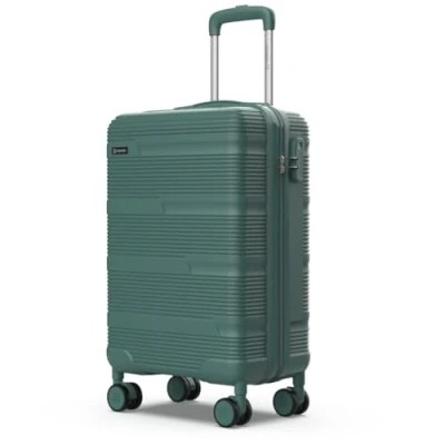 Imagen de NUMADA Maleta de Viaje Cabina 55x40x20cm (38,4L) Upfly T10 XS Apta para Ryanair con Cierre Combinación y 4 Ruedas. Mano Rígida Resistente, Ligera Interior Compartimentado Verde