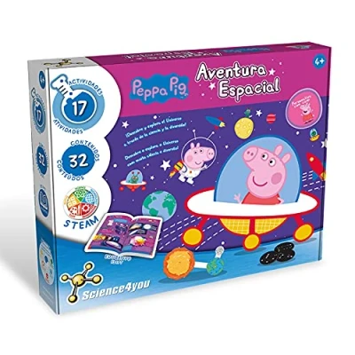 Imagen de Science4you Peppa Juego LA Aventura Espacial DE Pig con 17 Actividades, Multicolor, Medium (80002981)