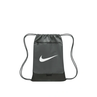 Imagen de Nike Performance Brsla Drawstring Mochila de deporte, Talla: One Size, Iron grey black white