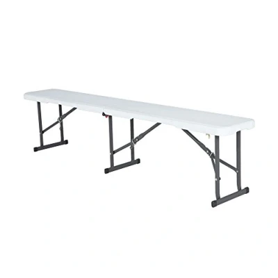 Imagen de LIFETIME 80305 Banco plegable ultrarresistente 454 kg 183x29x42 cm UV100